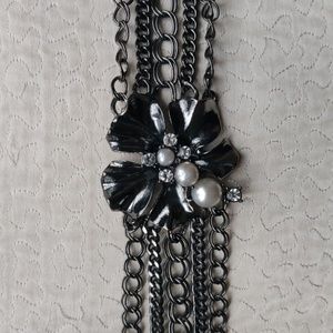 NWT NEW DIRECTIONS Multi-Strand Rhinestone Pearl Bracelet Multi-Chain Bracelet